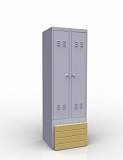 Шкаф металлический для одежды ШР-22 L600 ОСК фото