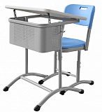 Школьный стол с наклонной столешницей ШСТ15 и стул ШС01 фото