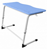 Школьный стол ШСТ22 столешница пластик, плоскоовальная труба фото